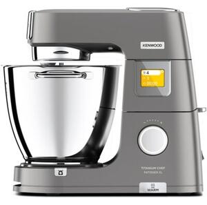 Robot kuchenny planetarny KENWOOD KWL90.244SI Titanium Chef Patissier XL 1400W z wagą i funkcją podgrzewania (2 misy)