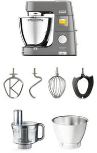 Robot kuchenny planetarny KENWOOD KWL90.244SI Titanium Chef Patissier XL 1400W z wagą i funkcją podgrzewania (2 misy)