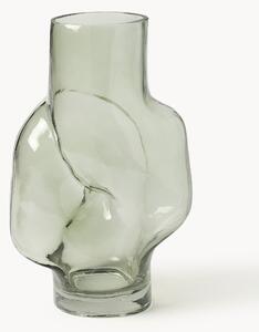 Ręcznie wykonany wazon ze szkła Gleam, W 32 cm