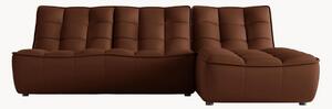 Narożna sofa modułowa ze skóry Moni (4-osobowa)