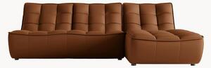 Narożna sofa modułowa ze skóry Moni (4-osobowa)