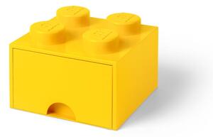 Żółty pojemnik z szufladą LEGO®