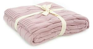 Różowa bawełniana narzuta Homemania Decor Couture, 130x170 cm