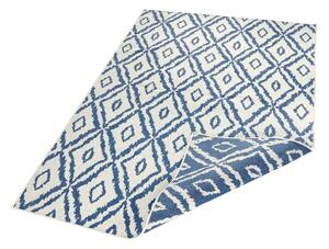 Niebiesko-biały dywan dwustronny NORTHRUGS Rio, 80x150 cm