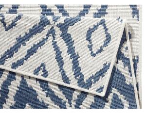 Niebiesko-biały dywan dwustronny NORTHRUGS Rio, 80x150 cm