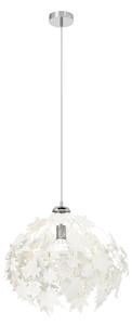 Lampa Wisząca Lindby, Maple, ściemnialny, biały, salon, tworzywo sztuczne, młodzieżowy