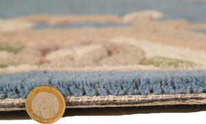 Niebieski wełniany dywan Flair Rugs Aubusson, 75x150 cm