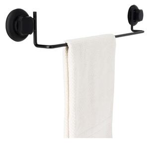 Czarny samoprzylepny uchwyt na ręczniki Compactor Bestlock Black Tube Holder For Towels, 60,6x9 cm