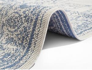 Niebiesko-kremowy dywan odpowiedni na zewnątrz NORTHRUGS Borbon, 160x230 cm