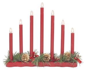 Czerwona dekoracja świetlna ze świątecznym motywem Hol – Markslöjd