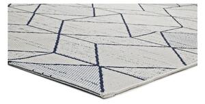 Kremowo-niebieski dywan odpowiedni na zewnątrz Universal Elba Geo, 140x200 cm