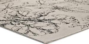 Kremowy dywan zewnętrzny Universal Tokio Leaf, 160x230 cm