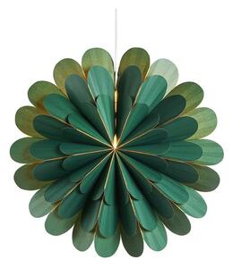 Zielona dekoracja świetlna ze świątecznym motywem ø 45 cm Marigold – Markslöjd