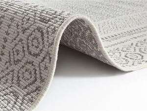 Szaro-biały dywan odpowiedni na zewnątrz Ragami Berlin, 80x150 cm