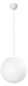 Linea Light Lampa wisząca designerska Oh! P, biały / opal, salon / jadalnia, tworzywo sztuczne, nowoczesny