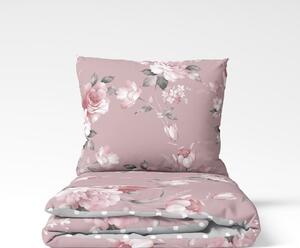 Różowa bawełniana pościel dwuosobowa Bonami Selection Belle, 200x200 cm