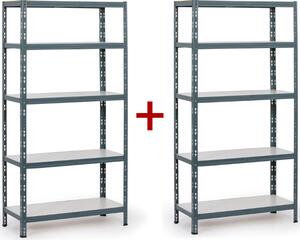 Regał półkowy 1+1 GRATIS, 1790x900x400, nośność 175 kg