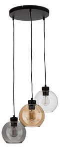 Lampa Wisząca TK Lighting, Cubus, ściemnialny, wielokolorowy, salon, szkło, nowoczesny