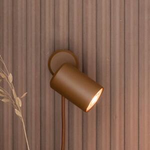IT´S ABOUT ROMI Kinkiet LED Milan, brązowy / rdzawy, salon / jadalnia, aluminium, nowoczesny