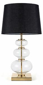 LAMPA NOCNA CZARNO-ZŁOTA BRISTON
