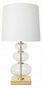 LAMPA NOCNA BIAŁO-ZŁOTA BRISTON
