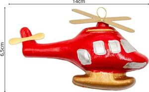 Bombka CHRISTMAS DECORATION Helikopter 1065922