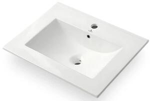 Biała ceramiczna umywalka wpuszczana Z0-E95
