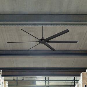 Westinghouse Wentylator sufitowy Widespan, czarny Widespan, czarny, salon / jadalnia, aluminium, nowoczesny