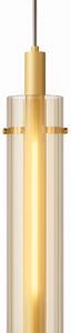 Selena - lampa wisząca 42 cm liniowy LED 6 W minimalistyczny nowoczesny złoty