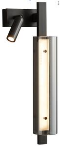 Selena - kinkiet 47 cm liniowy LED 6 W minimalistyczny nowoczesny czarny