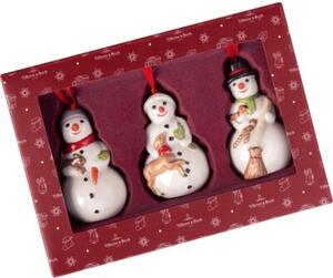 Zestaw 3 ozdób choinkowych Bałwanki Nostalgic Ornaments Villeroy & Boch