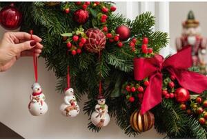 Zestaw 3 ozdób choinkowych Bałwanki Nostalgic Ornaments Villeroy & Boch