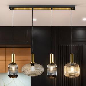 Schuller Valencia Lampa wisząca szklana Norma, możliwość ściemniania, multikolor, salon / jadalnia, metal