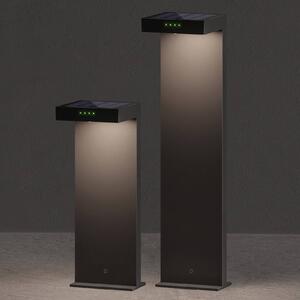 KLEWE Lampa solarna LED ALA GROUND MAXI, antracyt, 65 cm, IP65 MAXI, czarny, aluminium, nowoczesny