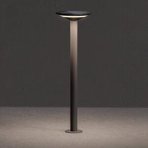 KLEWE Słupek ogrodowy LED Keope, antracyt, wysokość 80 cm, IP65 Keope, czarny, aluminium, nowoczesny