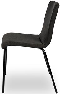 Tapicerowane krzesło konferencyjne metalowe - Edia