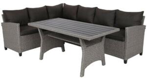 Zestaw mebli ogrodowych HOME & GARDEN Lagos 116941 Szaro-czarny