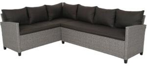 Zestaw mebli ogrodowych HOME & GARDEN Lagos 116941 Szaro-czarny