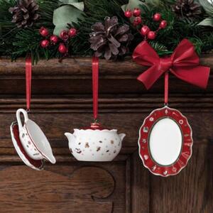 Ozdoby choinkowe, serwis (3 szt., biało-czerwone) Toy‘s Delight Decoration Villeroy & Boch