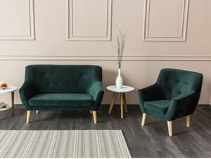 Fotel NORDIC 1 VELVET zielony