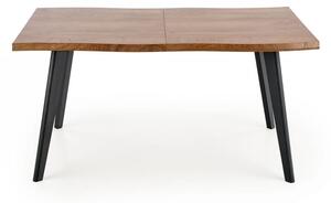 EMWOmeble DICKSON stół rozkładany 120-180/80 cm, blat - naturalny, nogi - czarny (2p=1szt)
