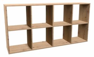 Regał działowy komorowy dąb artisan | Umeblowana.com
