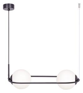 Nowoczesna lampa nad stół z białymi kloszami - A200-Anoba