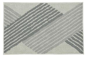 Kleine Wolke Cross dywanik łazienkowy 60x100 cm poliester szary 9181901360