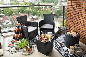Cool Stool Wielofunkcyjny stół do przechowywania, antracyt KETER 230905