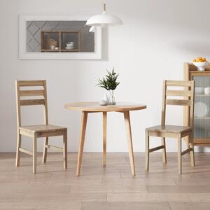 Krzesła stołowe, 2 szt., lite drewno akacjowe