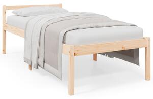 Łóżko dla seniora, 100x200 cm, lite drewno sosnowe