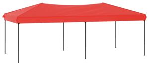 Składany namiot imprezowy, czerwony, 3x6 m