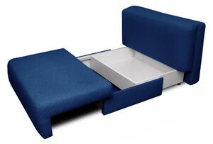 Sofa OKEYA 160 bez boków z funkcją spania, granatowa
