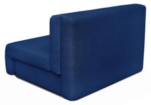 Sofa OKEYA 160 bez boków z funkcją spania, granatowa